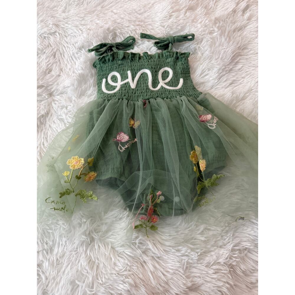 First Birthday Romper - Picture 3 of 5